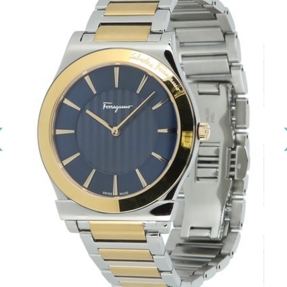Salvatore Ferragamo Men’s Two-Tone Bracelet Watch - Picture 3 of 4